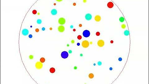 Elastic collisions made using Raylib in Rust.