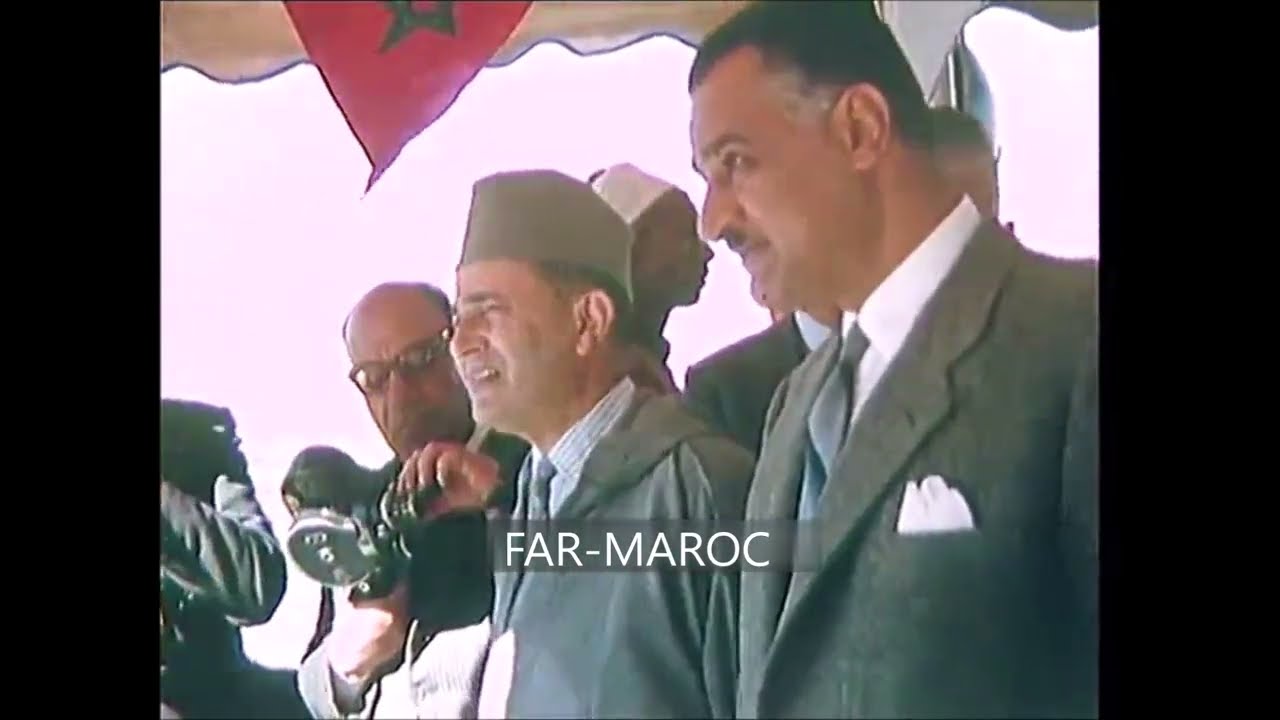 حصريا و بالألوان مقاطع لجلالة الملك الراحل محمد الخامس