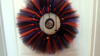 DIY Halloween Tulle Tutu Wreath Share