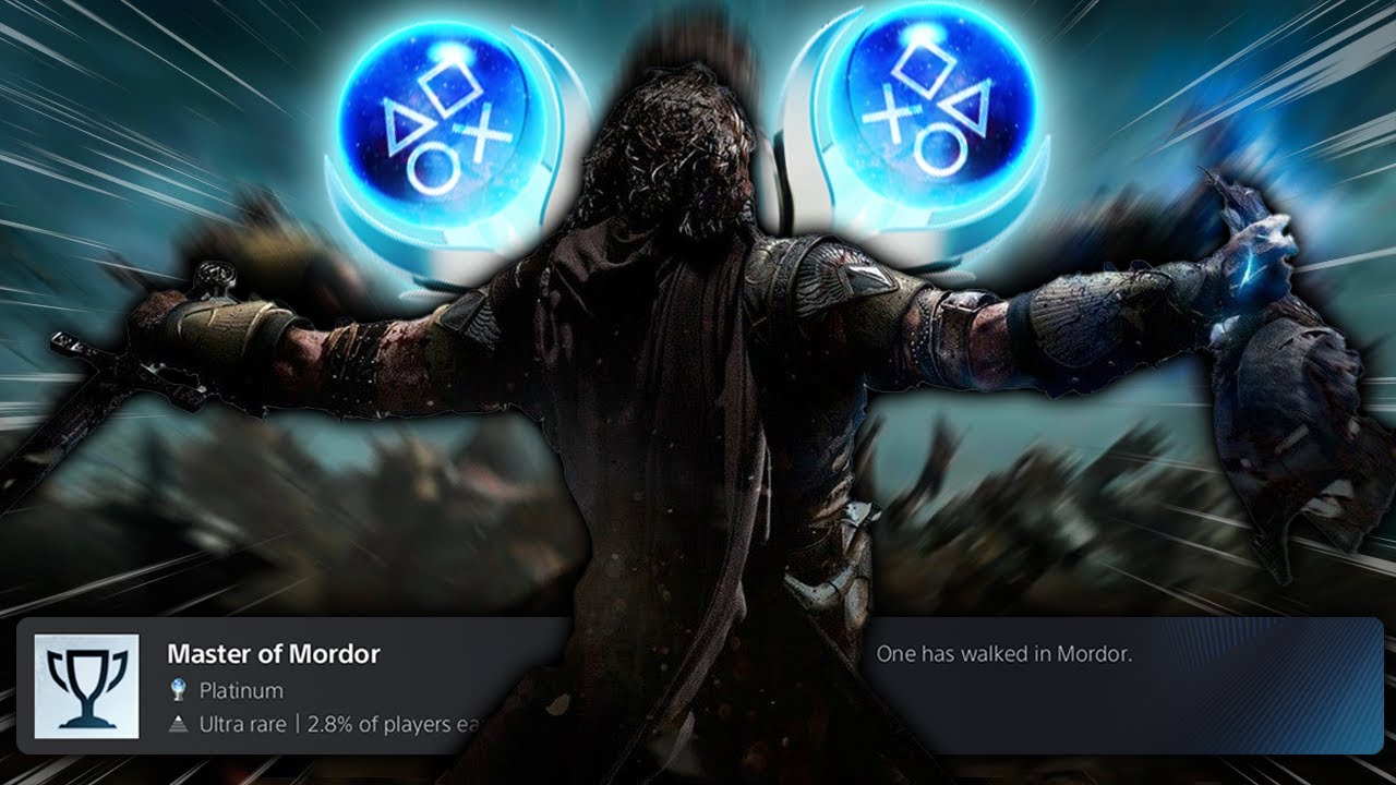 [Middle earth shadow of mordor] Fun and easy platinum : r/Trophies