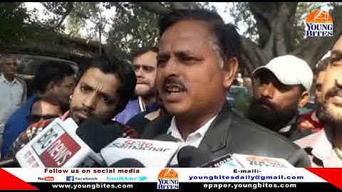 Protest by PHE ITI trained, CP Workers and Land donors for release of wages