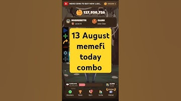 memefi today combo level 8 all 13 Aug #sorts #new #memefi #mysingingmonsters