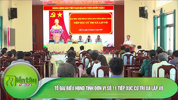 Tổ đại biểu HĐND tỉnh đơn vị số 11 tiếp xúc cử tri xã Lấp Vò