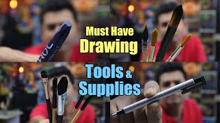 Drawing Materials Beginners to Professionals | Cheap and Best Drawing Materials | Drawing Courses