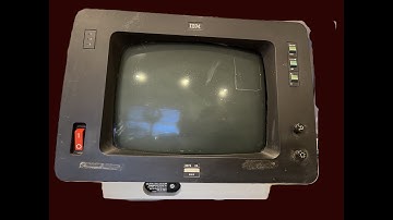 Vintage IBM 3270 2A Terminal with Manuals