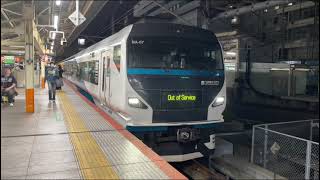 E257系2000番台 回送列車 横浜駅発車(電子警笛)有り