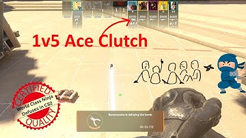 INSANE CS2 NINJA DEFUSE - Mirage Palace Ninja (Ace Clutch)