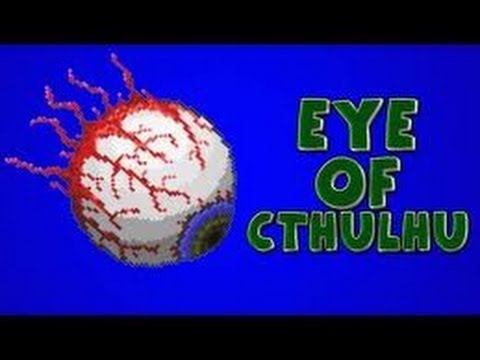 Terraria tutorial: How to Spawn & kill the Eye Of Cthulhu - YouTube