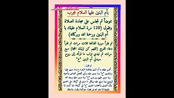 اليوم اربعاء بأسم مولاتي أم البنين باب الحوائج عليها السلام وينهم اصحاب الحوائج 