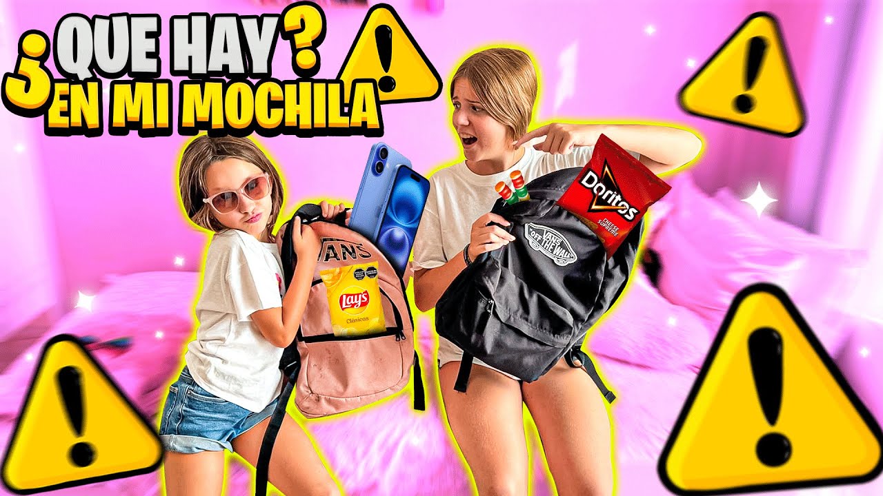 QUÉ HAY EN LA MOCHILA DE DANIELA Y MARTINA PARA LA VUELTA AL COLEGIO! DivertiGuay
