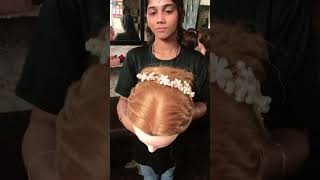 Hairstyle Done By Students In Ayesha Salon And Academy