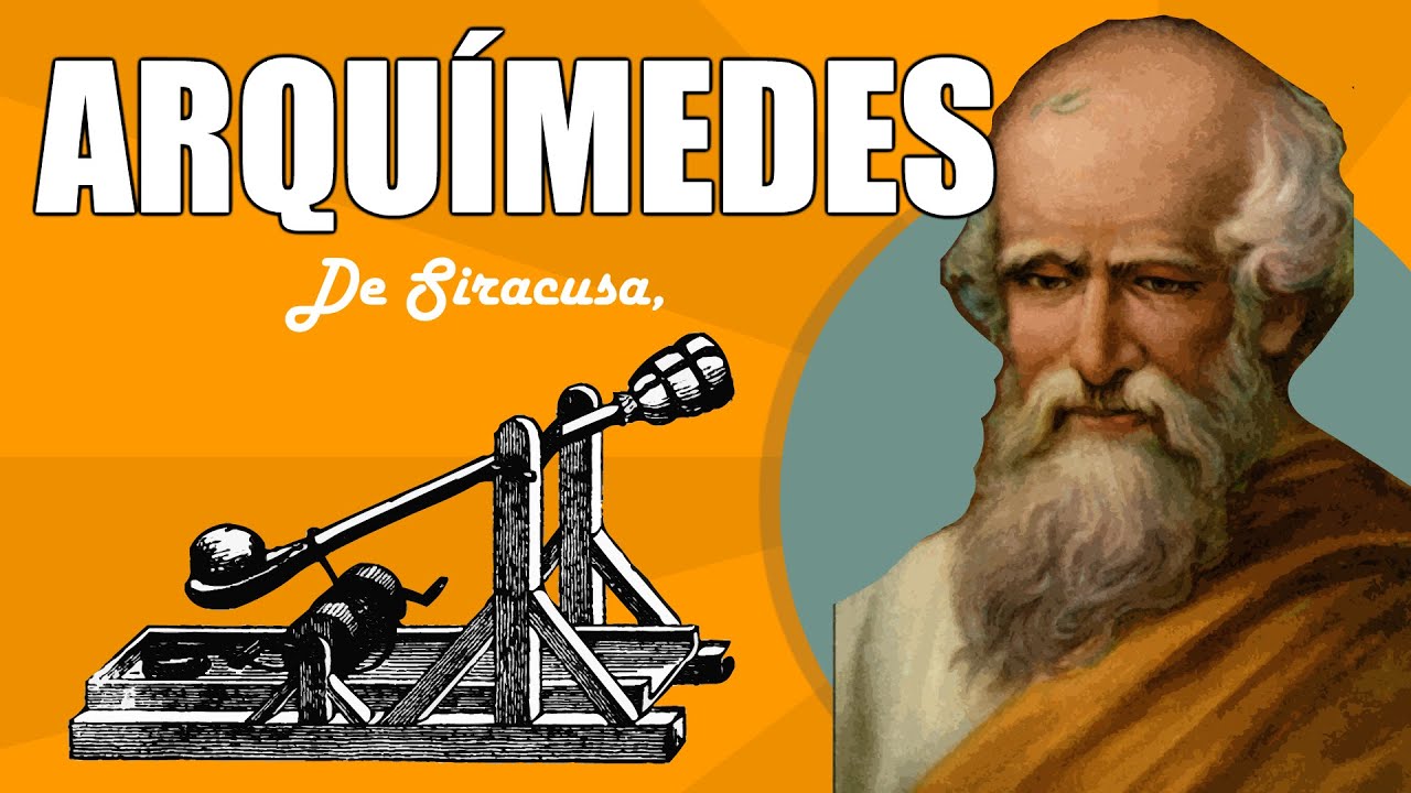 arquimedes y una catapulta