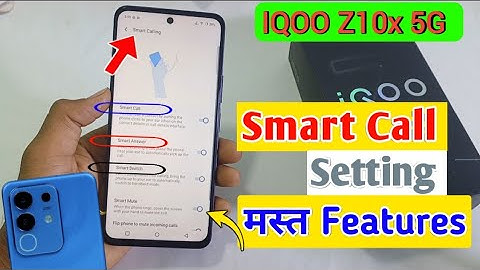 Iqoo Z10x 5g Smart Calling Features |Smart Call Setting in iqoo z10x | Iqoo Z10x Call Settings