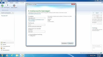 Hoe stel je je email in op Windows 7 met Windows Live Mail -- zoso.nl