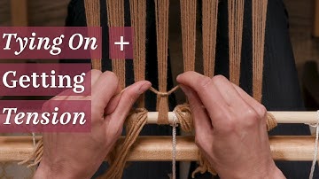 Tying On and Getting Perfect Tension on a Rigid-Heddle Loom
