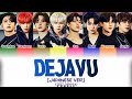 ATEEZ (에이티즈) - Deja Vu [Japanese Ver] (Colour Coded Lyrics| Kan_Rom_Eng)