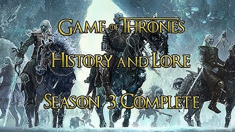 Game of Thrones - Histories and Lore - Season 3 Complete - ENG and TR Subtitles