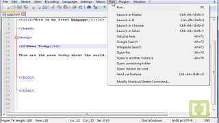 Front end Development HTML (Basics): 016 Headers, Paragraphs, Line Breaks and Horizontal Lines