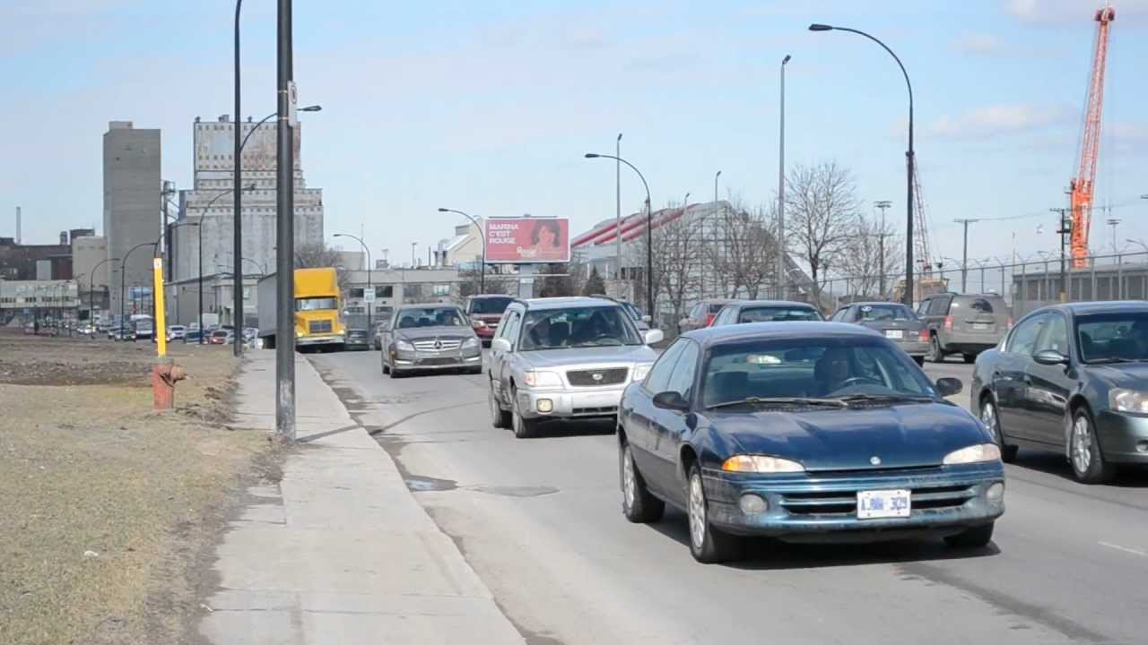 Trucking And Rail Action On Notre Dame St E Montreal YouTube
