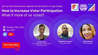 How to increase voter participation: What if more of us voted?”