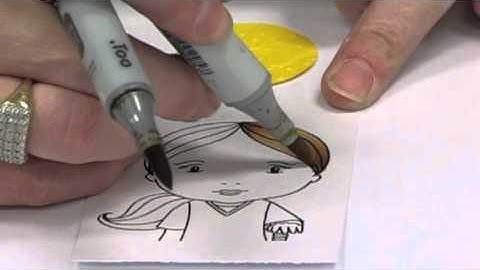 Copic Hair Blending technique