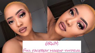 GRWM:full face beat makeup tutorial|Affordable drugstore products