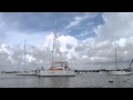 Doyle Cradle Cover - Mainsail Disappearing Act on a Lagoon 400