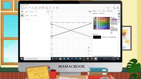 MENYELESAIKAN PLDV DENGAN METODE SUBSTITUSI-ELIMINASI DAN GEOGEBRA