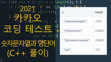 카카오 코딩 테스트 - 숫자 문자열과 영단어 (C++ 풀이)