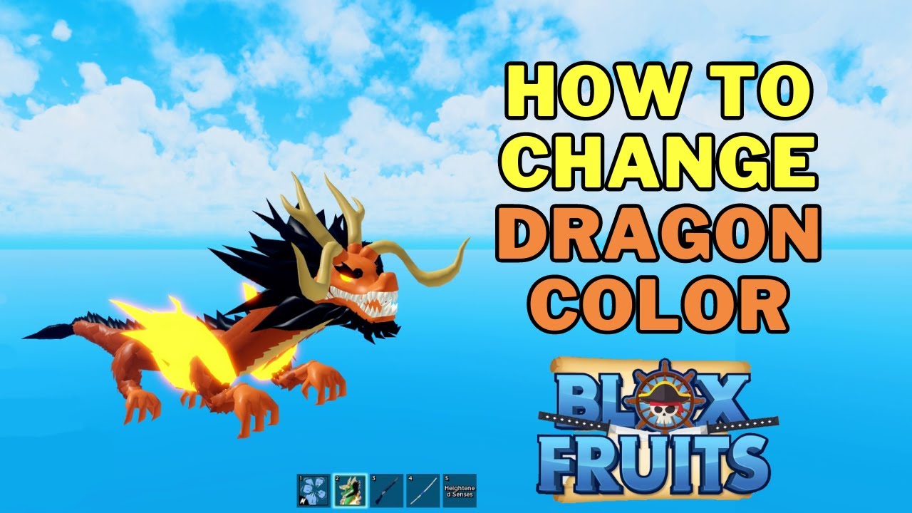 How To Change The Color of your Dragon in The Old World in BLOX FRUITS