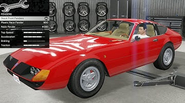 GTA 5 - DLC Vehicle Customization - Grotti GT750 (Ferrari 365 GTB/4 Daytona)