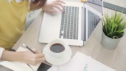 Woman working laptop on desk in living room at home ||  Free  Stock Video|No Copyright Videos