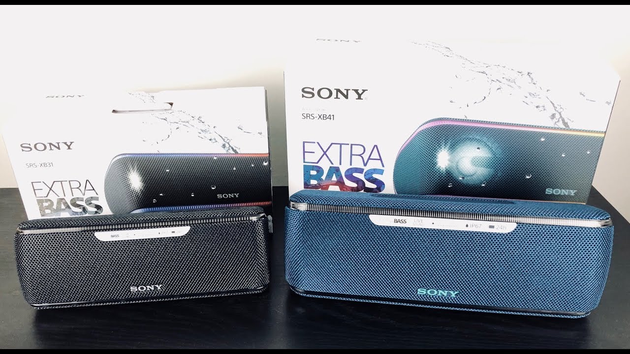 Sony XB31 vs Sony XB41 - YouTube