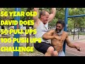 Can 56 Year Old David do 50 Pull ups and 100 Push ups in 5 minutes | That's Good Money