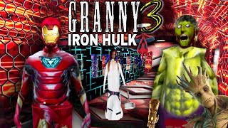 Iron man Grandpa Aur Hulk Granny mode Full Gameplay | Hulk Granny ne bahut pita🥶 screenshot 3