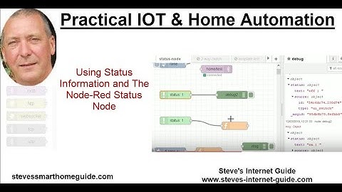 Using Status Information and The Node-Red Status Node