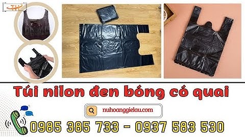 Mua túi nilon đen bóng có quai ở đâu giá sỉ rẻ? Xem ngay! | túi xốp đen bóng có quai