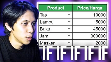 Cara Buat Dropdown List Banyak Kondisi IF di Spreadsheet Excel - Data Validation Multiple IF