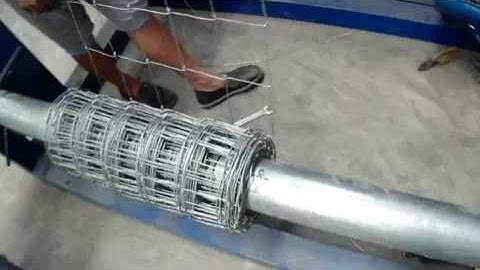 automatic grassland field fence machine