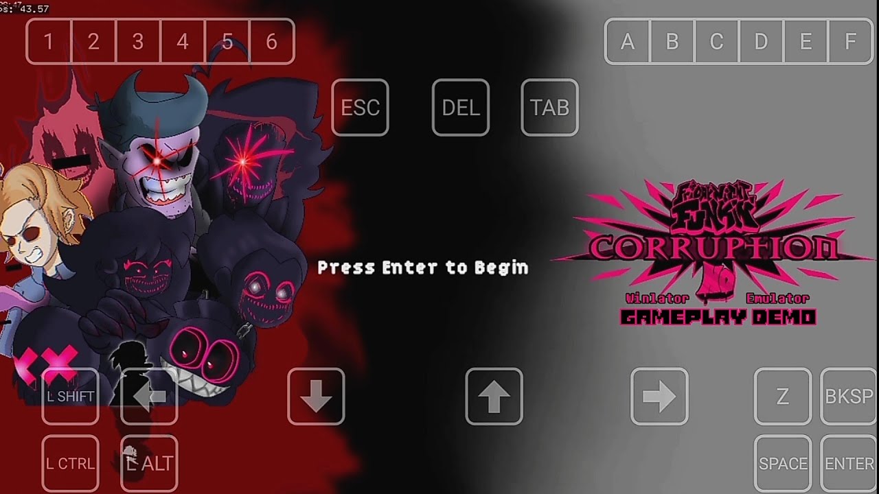 [Winlator Emulador] Friday Night Funkin' Corruption HD: Tree Weeks + Extras (GAMEPLAY DEMO)