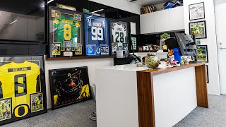 Inside Oregon Football Equipment Administrator Kenny Farrs Office Office Space