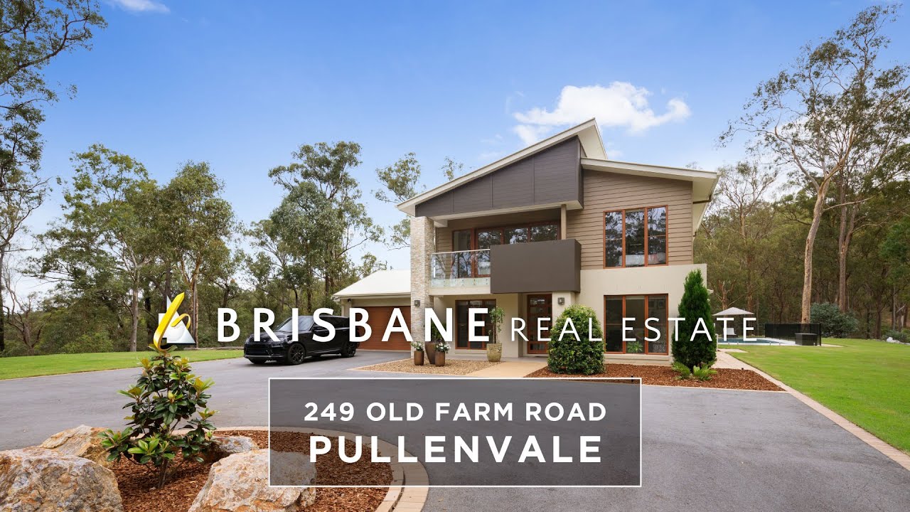 Brisbane Real Estate 249 Old Farm Road Pullenvale YouTube