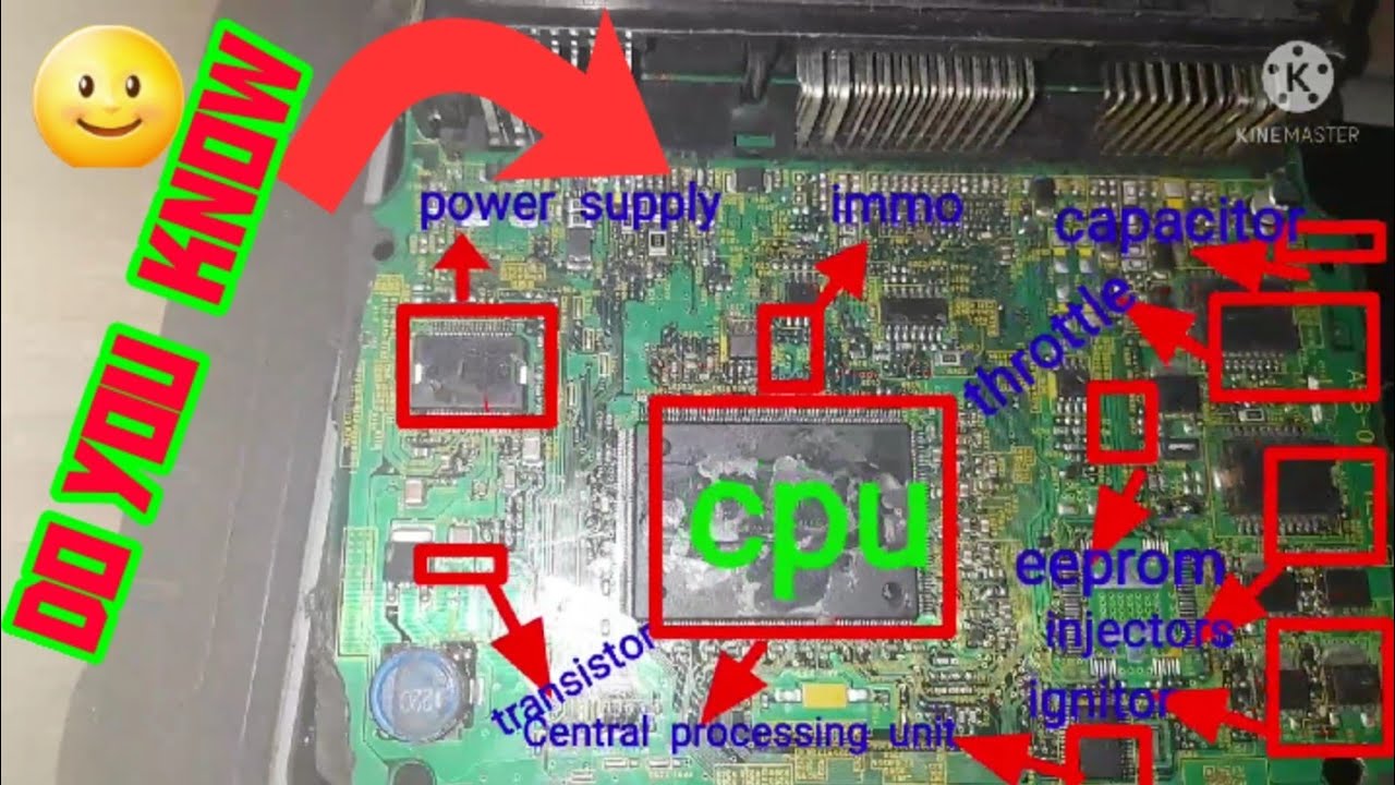 HOW TO REPAIR INTERNAL PARTS OF ECU OR IDENTIFY PARTS, Manufacturerwill never let you know this..