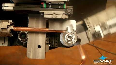 Levitate 128E – Tube bender from coil using mandel and with mobile orbital cut (Patented by SIMAT)