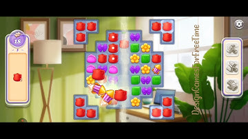Space Decor : Mansion - Level 3 gameplay match 3 logic puzzle design decor renovate game walkthrough