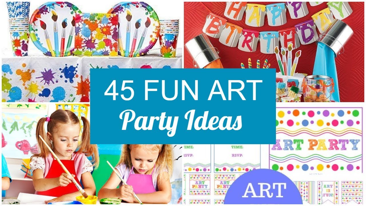 Paint Party Ideas, Games, and Party Supplies