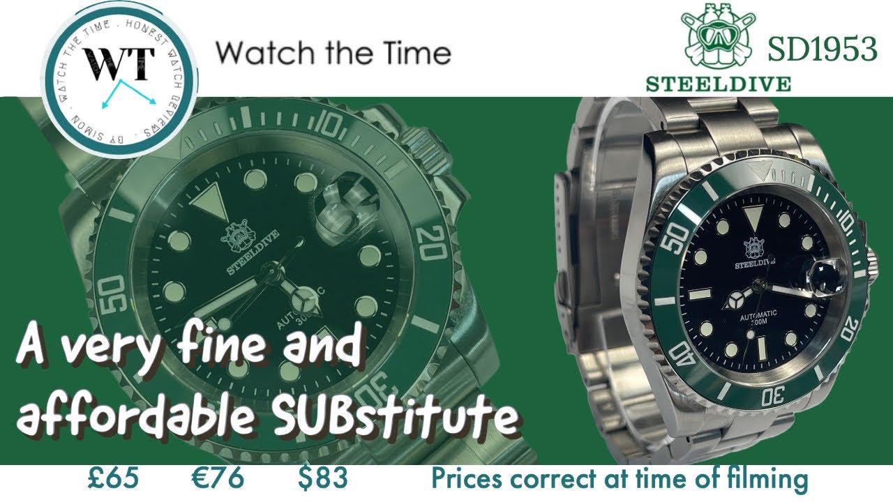 Steeldive (SD1953) | A Very FINE and Affordable SUBstitute! | £65 NEVER ...