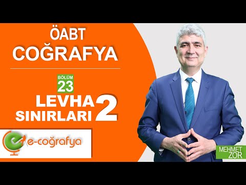 23. Jeoloji – Kıtaların Kayması – Levha Sınırları II