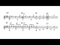 Julio César Oliva - La Bikina for Guitar (Score video)