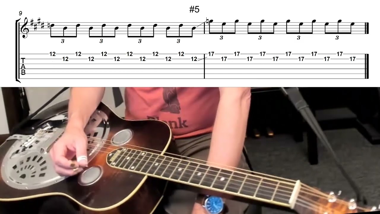 Dobro Lessons with Joe Wilson - 5 Blues Licks (GBDGBD tuning)
